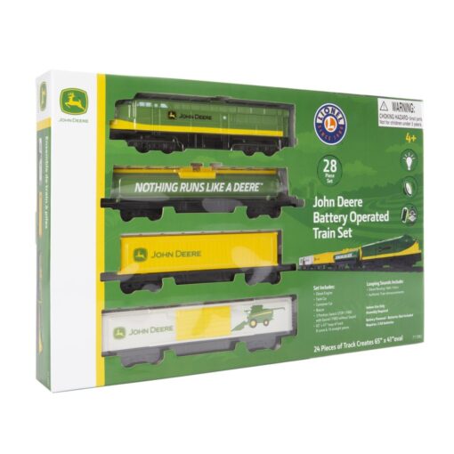 Lionel John Deere Ready-to-Play Train Set (Battery-Operated)