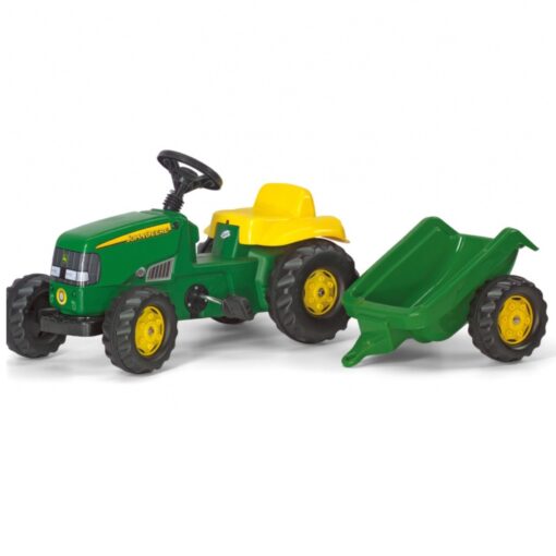 Rolly Toys Kid John Deere Tractor with Trailer