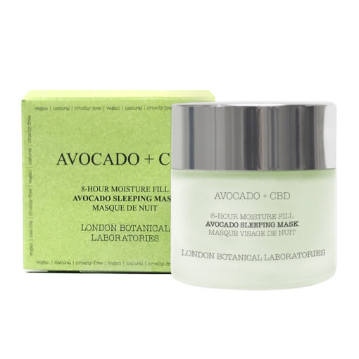 Avocado + CBD | 8-Hour Moisture Fill Avocado Sleeping Mask 50ml