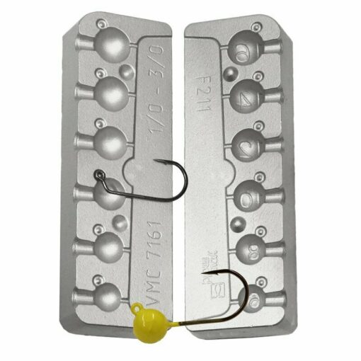 Ball head Jig mould, ideal for kayak fishing use VMC 7161 size 1/0 - 3/0 - cm211-50-mxd-vmc7161-to-fit