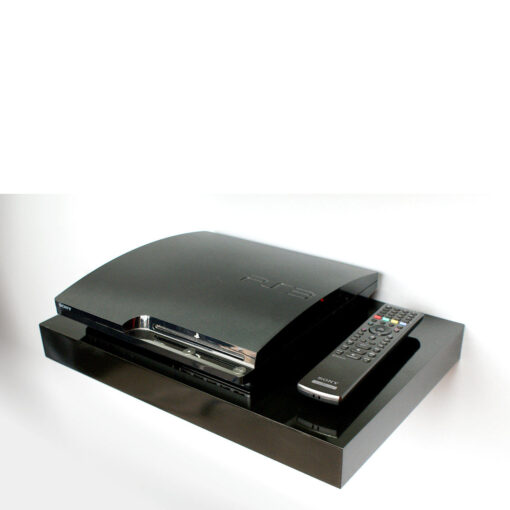 Black Media Floating Shelf Kit 45x30x5cm