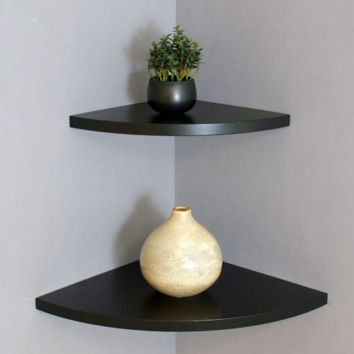 Corner Floating Shelves black-double deal