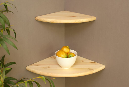 Corner Floating Shelves wood double deal