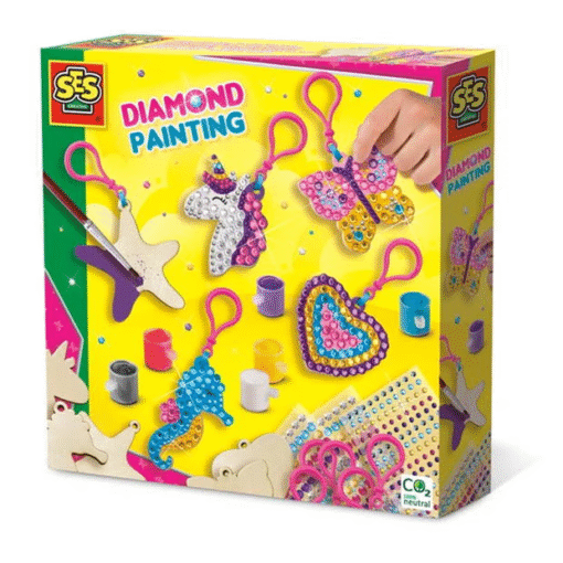 Diamond painting - Wooden keychains