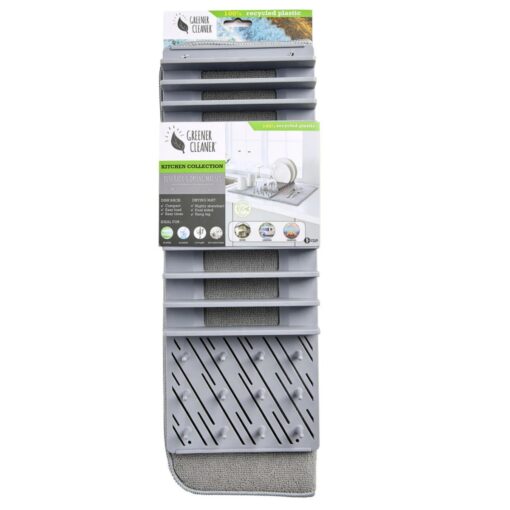 Slate Grey Dish Rack & Drying Mat