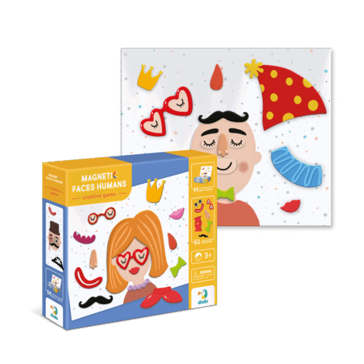 Dodo Magnetic Faces Creative Game: Humans