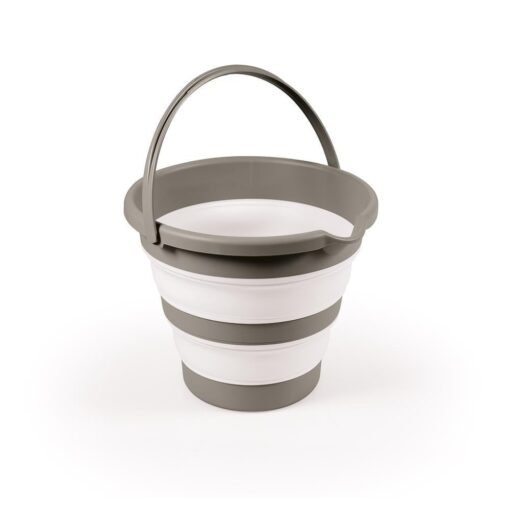 Dolu Folding Bucket - Stone Grey