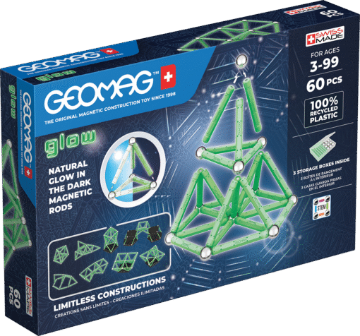 Geomag Glow Recycled 60 Pieces Set