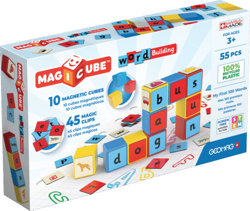 Geomag Magicube Word Building Set 55 Pieces