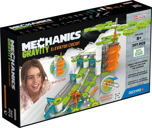 Geomag Mechanics Gravity Elevator Circuit 207 Pieces