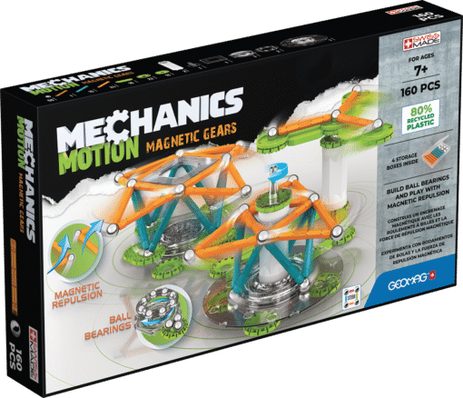 Geomag Mechanics Motion Magnetic Gears 160 Pieces