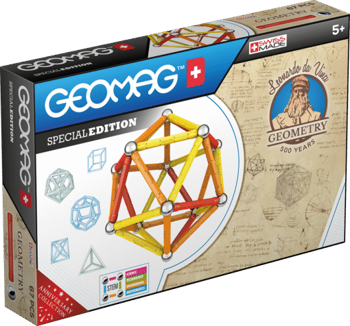 Geomag Special Edition Leonardo da Vinci Geometry 67 Pieces