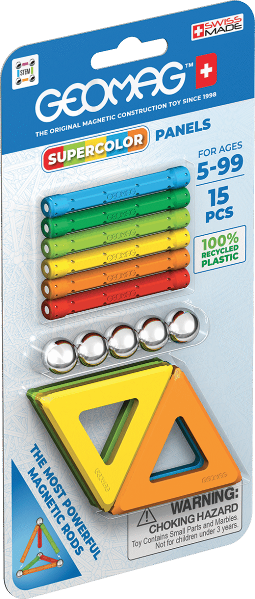 Geomag Supercolor Panels 15 Pieces Set