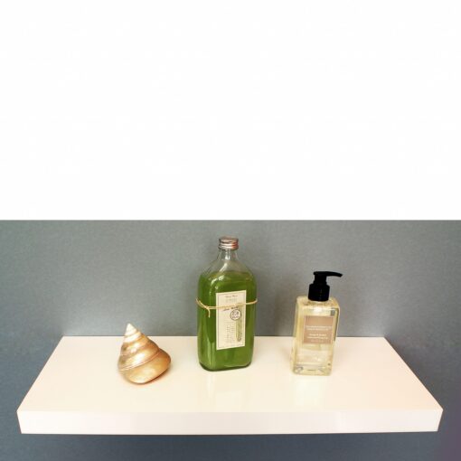 Gloss White Floating Shelf 60x25x3.8cm
