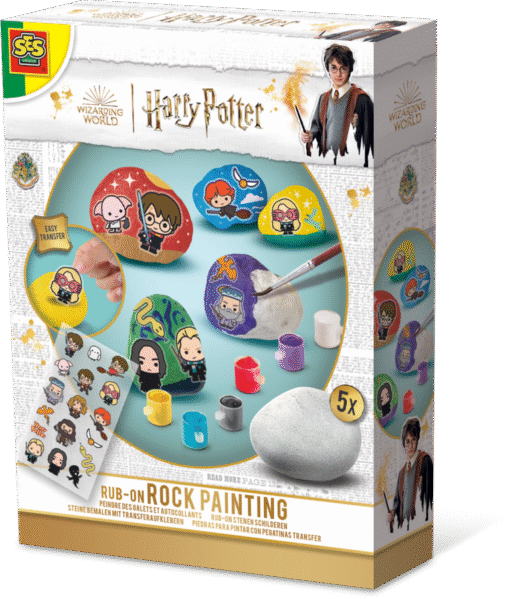 Harry Potter - Rub-on rock painting