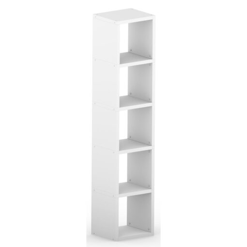 Modular 5 Cube White 38.4L x 182.8H x 32.8D