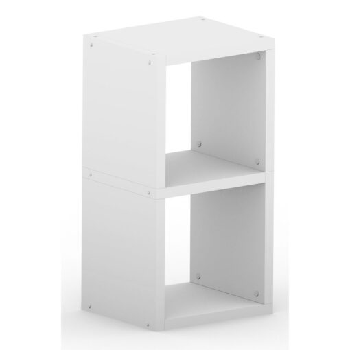 Modular Double White 38.4L x 76H x 32.8D
