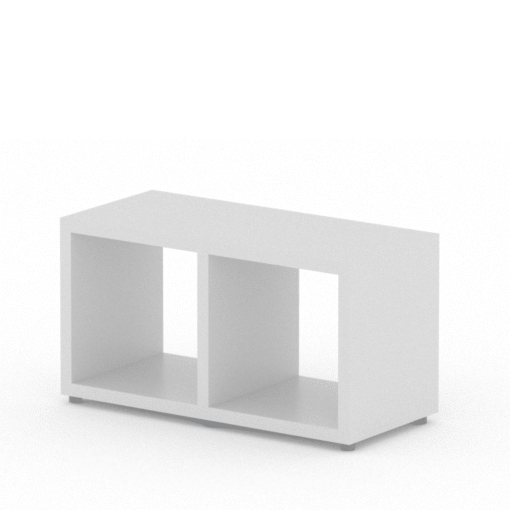 Modular Double White 74L x 40.4H x 32.8D