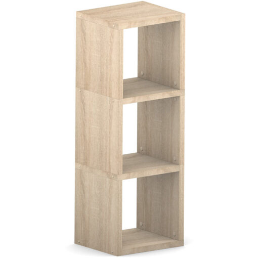 Modular Triple Oak 38.4L x 111.6H x 32.8D