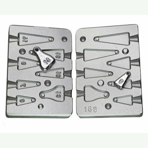 Mould for small triangular weights 7g - 14g Ideal for LRF spinning fishing - cm168-mould-only