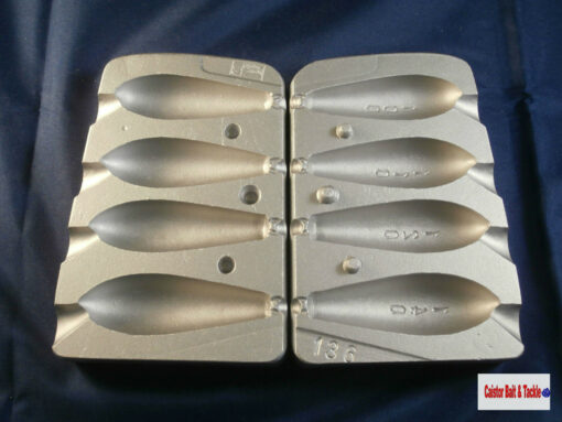 Mould for Zip Weights Makes 4 different Beach Zip Weights, beach, casting - mould-only