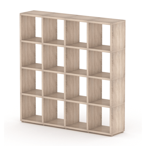 Oak Modular 4x4 Cube 145.2L x 145.2H x 32.8D