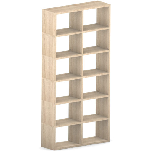Oak Wide Cube 6x2 116.8L x 216.4H x 32.8D