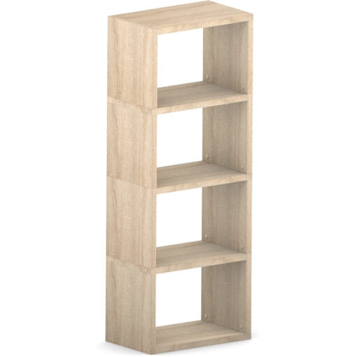 Quad Wide Cube Oak 59.8L x 145.2H x 32.8D