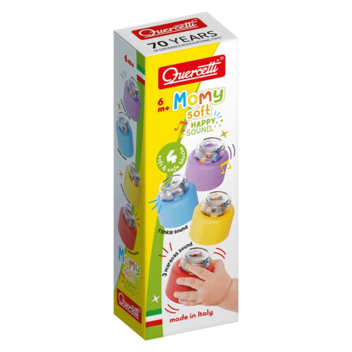 Quercetti Momy Soft Blocks & Happy Sound Set (4 Pieces)