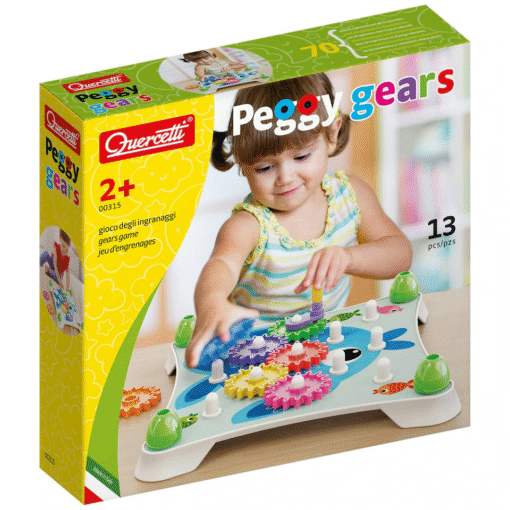 Quercetti Peggy Gears Activity Set
