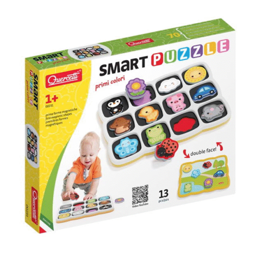 Quercetti Smart Puzzle Magnetic First Shapes & Colours