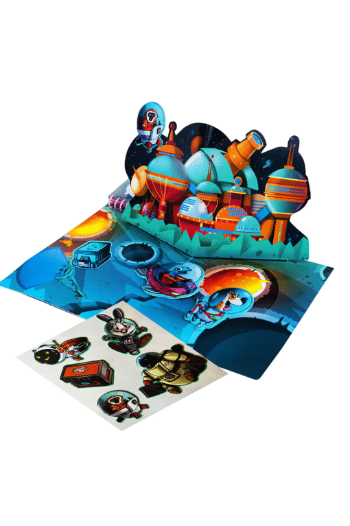 QwiToys 3-in-1 Playbook Twin Pack: Time Travel & Magic Adventures