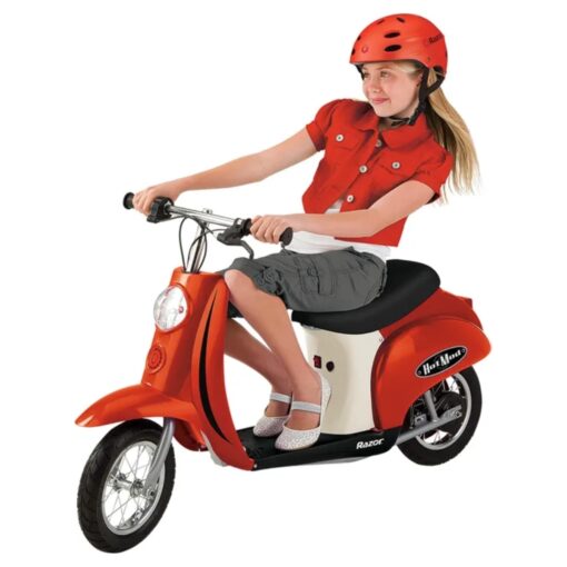 Razor Pocket Mod Hot Mod Miniature Electric Scooter - Red (24 Volt)