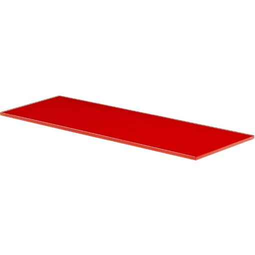 Red Glass Shelf 80x20x0.8cm