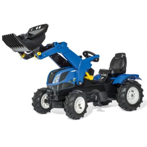 Rolly Toys Farmtrac New Holland T7 Tractor with Frontloader & Pneumatic Tyres