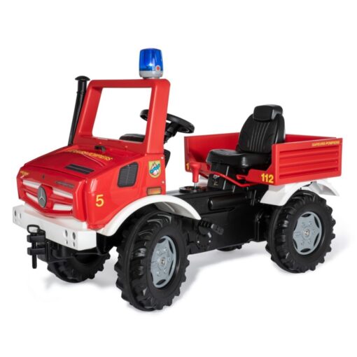 Rolly Toys Fire & Rescue Mercedes Unimog Pedal Ride-On