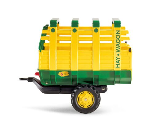 Rolly Toys Giant Hay Wagon Trailer - Green (Single Axle)