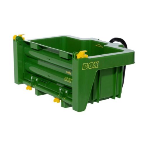 Rolly Toys John Deere Tipping Transport Box - Green