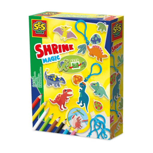 Shrink film - Dinosaur keychains