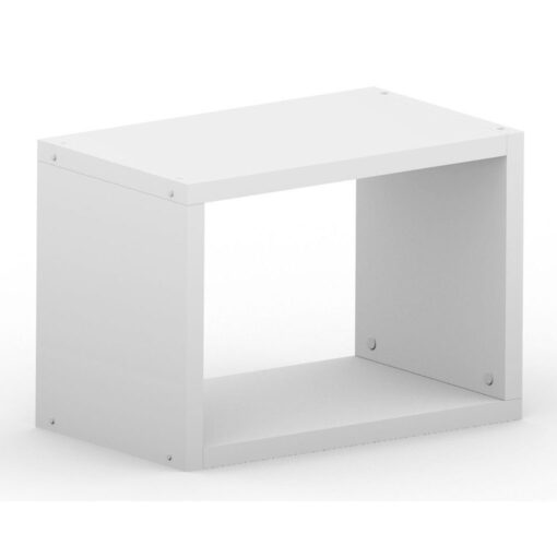 Single Wide Cube White 59.8L x 40.4H x 32.8D