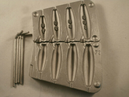 Sliding Barrel 40-60-80-100g CM79 - cb79-mould-only