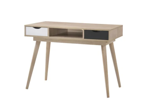 Tallord 2 Drawer Desk Sonoma Oak & Dark Grey
