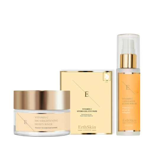 Vitamin C + Collagen Elixir Serum 60ml + Vitamin C Bio Brightening Moisturiser 50ml + Vitamin C Hydrogel Eye Pads x 5 Pairs