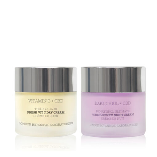 Vitamin C Day Cream 50ml + Bakuchiol Night Cream 50ml