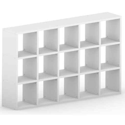 White Modular 3x5 Cube 180.8L x 111.6H x 32.8D