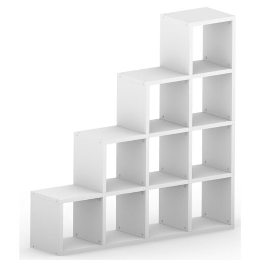 White Modular 4 Step 145.2L x 145.2H x 32.8D