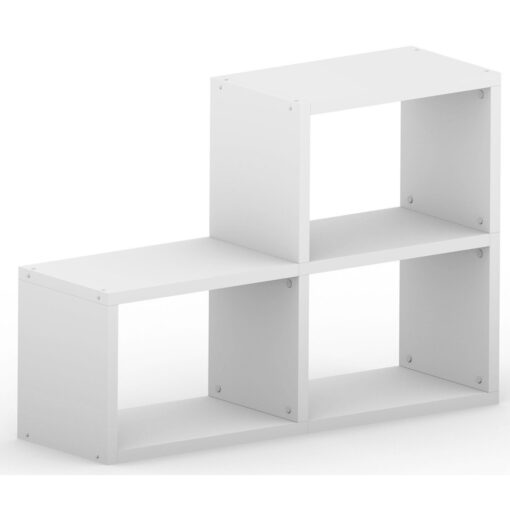 White Modular Wide 2 Step 116.8L x 74H x 32.8D