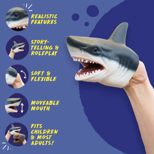 Wild Thingz Hand Puppet - Shark