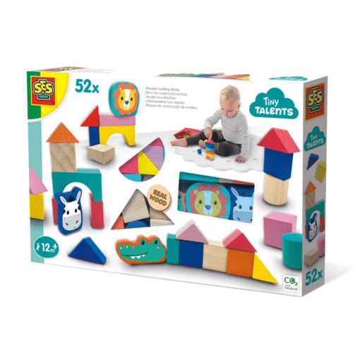 Wooden building blocks