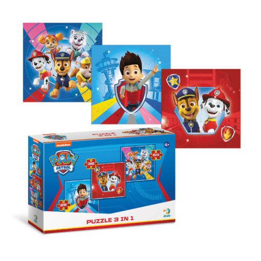 Paw Patrol 3-in-1 Jigsaw Puzzle Set
